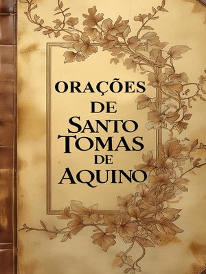 cover image of Orações de Santo Tomás de Aquino